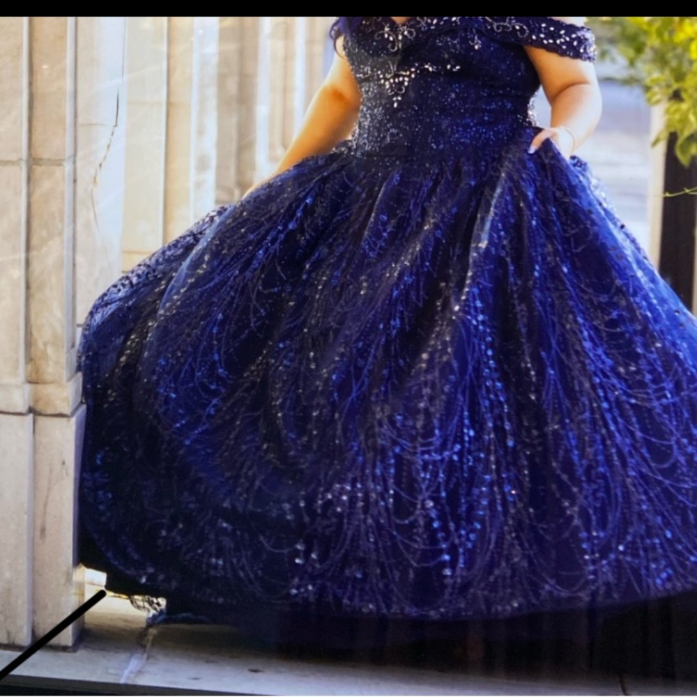 Elegant Black Sequin Gown